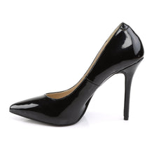 Load image into Gallery viewer, AMUSE-20 Pleaser Sexy 5&quot; Heel Black Patent Fetish Footwear