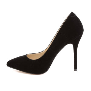 AMUSE-20 Pleaser Sexy 5" Heel Black Velvet Fetish Footwear