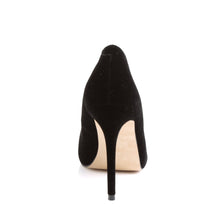 Load image into Gallery viewer, AMUSE-20 Pleaser Sexy 5&quot; Heel Black Velvet Fetish Footwear