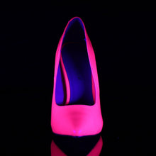 Load image into Gallery viewer, AMUSE-20 Pleaser Sexy 5&quot; Heel Neon Fuchsia Fetish Footwear