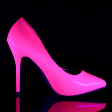 Load image into Gallery viewer, AMUSE-20 Pleaser Sexy 5&quot; Heel Neon Fuchsia Fetish Footwear