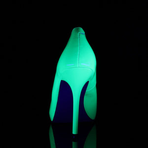 AMUSE-20 Pleaser Sexy 5 Inch Heel Neon Green Fetish Footwear