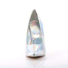 Load image into Gallery viewer, AMUSE-20 Pleaser Sexy 5&quot; Heel Silver Hologram Fetish Shoes