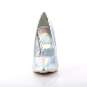 AMUSE-20 Pleaser Sexy 5" Heel Silver Hologram Fetish Shoes