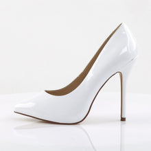 Load image into Gallery viewer, AMUSE-20 Pleaser Sexy 5&quot; Heel White Patent Fetish Footwear