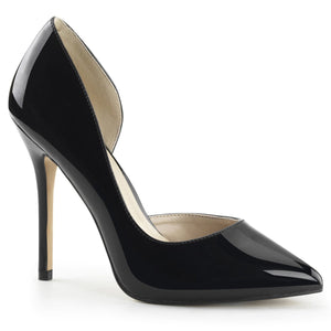 AMUSE-22 Pleaser Sexy 5" Heel Black Patent Fetish Footwear