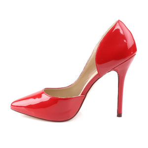 AMUSE-22 Pleaser Sexy 5 Inch Heel Red Fetish Footwear