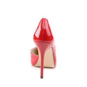 AMUSE-22 Pleaser Sexy 5 Inch Heel Red Fetish Footwear