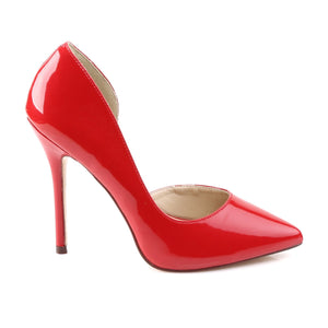 AMUSE-22 Pleaser Sexy 5 Inch Heel Red Fetish Footwear