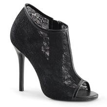 Load image into Gallery viewer, AMUSE-56 Fabulicious 5 Inch Heel Black Lace-Mesh Sexy Shoes