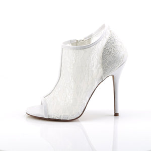 AMUSE-56 Fabulicious 5 Inch Heel Ivory Lace Sexy Shoes