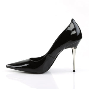 APPEAL-20 Pleaser Sexy 4" Heel Black Patent Fetish Footwear