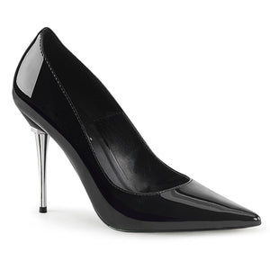 APPEAL-20 Pleaser Sexy 4" Heel Black Patent Fetish Footwear