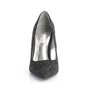 APPEAL-20G Pleaser Sexy 4" Heel Black Glitter Fetish Shoes