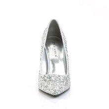 Load image into Gallery viewer, APPEAL-20G Pleaser Sexy 4&quot; Heel Silver Glitter Fetish Shoes