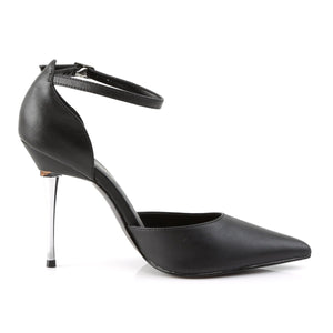 APPEAL-21 Pleaser Sexy 4 Inch Heel Black Fetish Footwear