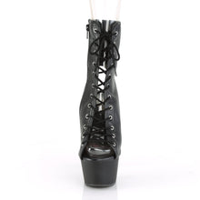 Load image into Gallery viewer, ASPIRE-1016 Pleasers 6 Inch Heel Black Fetish Ankle Boots