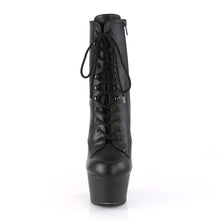 Load image into Gallery viewer, ASPIRE-1020 Pleasers 6 Inch Heel Black Fetish Ankle Boots