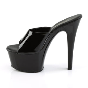 ASPIRE-601 Sexy 6" Heel Black Patent Pole Dancing Shoes