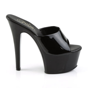 ASPIRE-601 Sexy 6" Heel Black Patent Pole Dancing Shoes