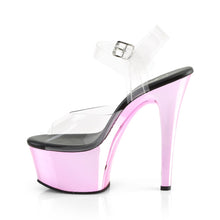 Load image into Gallery viewer, ASPIRE-608 Sexy 6&quot; Heel Clear Baby Pink Pole Dancing Shoes