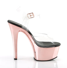 Load image into Gallery viewer, ASPIRE-608 Sexy 6&quot; Heel Clear Rose Gold Sexy Sandals