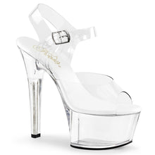 Load image into Gallery viewer, ASPIRE-608 Pleaser Sexy 6 Inch Heel Clear Pole Dancing Shoes