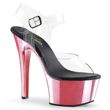 Load image into Gallery viewer, ASPIRE-608 Sexy 6&quot; Heel Clear Baby Pink Pole Dancing Shoes