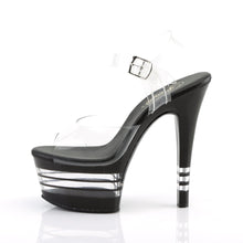 Load image into Gallery viewer, ASPIRE-608LN Sexy 6&quot; Heel Clear Black Pole Dancer Sandals