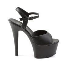 Load image into Gallery viewer, ASPIRE-609 Pleaser 6 Inch Heel Black Sexy Sandals