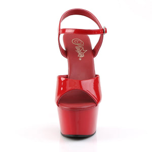 ASPIRE-609 Pleaser 6 Inch Heel Red Pole Dancing Shoes