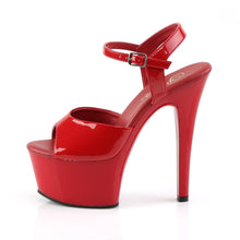 Load image into Gallery viewer, ASPIRE-609 Pleaser 6 Inch Heel Red Pole Dancing Shoes