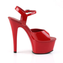 Load image into Gallery viewer, ASPIRE-609 Pleaser 6 Inch Heel Red Pole Dancing Shoes