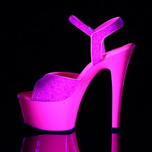 Load image into Gallery viewer, ASPIRE-609G 6&quot; Heel Neon Hot Pink Sexy Sandals