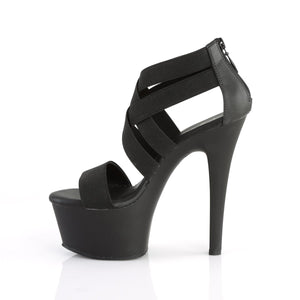 ASPIRE-669 Pleasers 6 Inch Heel Black Pole Dancing Platforms