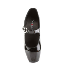 Load image into Gallery viewer, BALLET-08 Devious Fetish Footwear 7&quot; Heel Black Patent Shoes