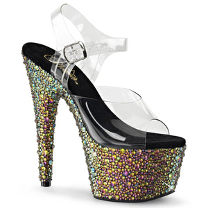 BEJEWELED-708MS Sexy Green Bling Rhinestones Sexy Shoes