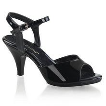 Load image into Gallery viewer, BELLE-309 Fabulicious 3 Inch Heel Black Sexy Shoes