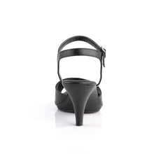 Load image into Gallery viewer, BELLE-309 Fabulicious 3&quot; Heel Black Faux Leather Sexy Shoes