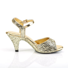 Load image into Gallery viewer, BELLE-309G Fabulicious 3 Inch Heel Gold Glitter Sexy Shoes