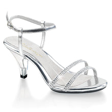 Load image into Gallery viewer, BELLE-316 Fabulicious 3 Inch Heel Silver Sexy Shoes