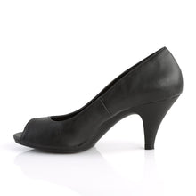 Load image into Gallery viewer, BELLE-362 Fabulicious 3&quot; Heel Black Faux Leather Sexy Shoes