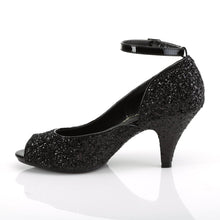 Load image into Gallery viewer, BELLE-381G Fabulicious 3 Inch Heel Black Glitter Sexy Shoes