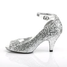 Load image into Gallery viewer, BELLE-381G Fabulicious 3 Inch Heel Silver Glitter Sexy Shoes