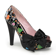 Load image into Gallery viewer, BETTIE-13 Sexy Retro Glamour 4.5&quot; Heel Black Platforms Shoes