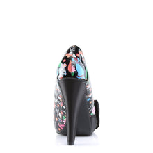 Load image into Gallery viewer, BETTIE-13 Sexy Retro Glamour 4.5&quot; Heel Black Platforms Shoes