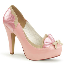 Load image into Gallery viewer, BETTIE-20 Pin Up Retro Glamour 4.5&quot; Heel Baby Pink Shoes