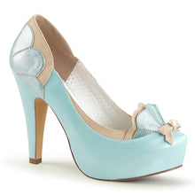 Load image into Gallery viewer, BETTIE-20 Pin Up Retro Glamour 4.5&quot; Heel Baby Blue Sexy Shoe