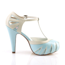 Load image into Gallery viewer, BETTIE-25 Pin Up Retro Glamour 4.5&quot; Heel Baby Blue Sexy Shoe