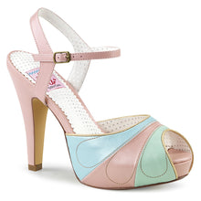 Load image into Gallery viewer, BETTIE-27 Sexy 4.5&quot; Heel Pink Multi Retro Glamour Platforms